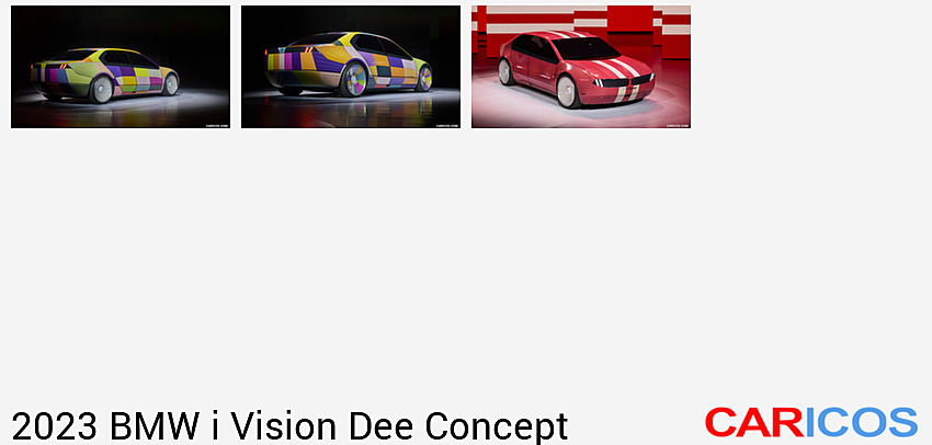 BMW i Vision Dee Concept | 2023MY |  Featuring E Ink in CES Las Vegas | Rear Three-Quarter