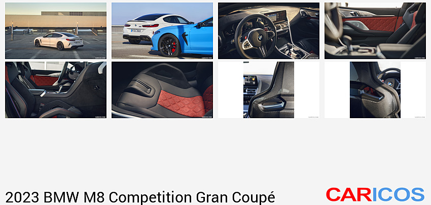 BMW M8 Competition Gran Coupé | 2023MY | Rear Three-Quarter