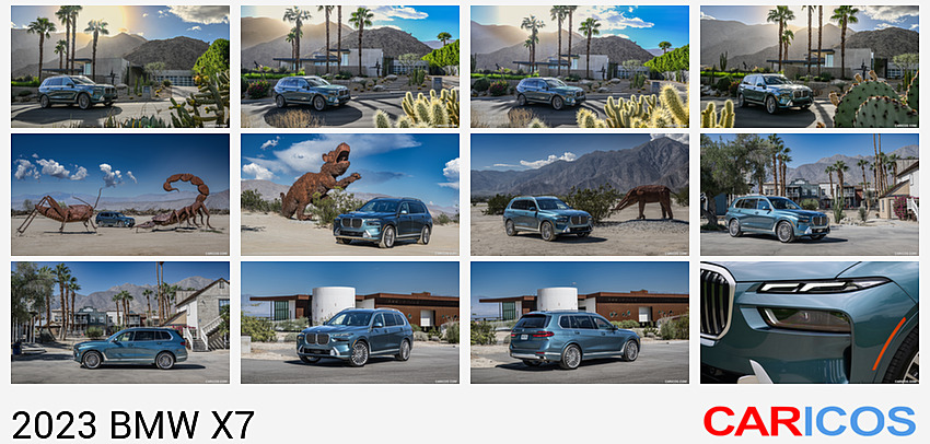 BMW X7 | 2023MY |  xDrive 40i (Color: Blue Ridge Mountain; US-Spec) | Front Three-Quarter