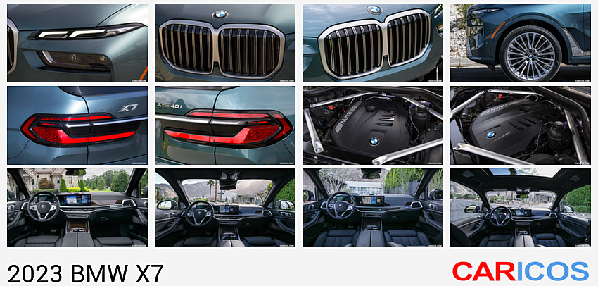 BMW X7 | 2023MY |  xDrive 40i (Color: Blue Ridge Mountain; US-Spec) | Headlight