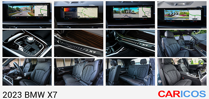 BMW X7 | 2023MY |  xDrive 40i (Color: Blue Ridge Mountain; US-Spec) | Central Console
