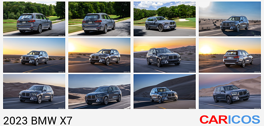 BMW X7 | 2023MY |  xDrive 40i (Color: Sparkling Copper Grey; US-Spec) | Rear Three-Quarter