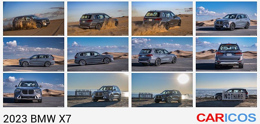 BMW X7 | 2023MY |  xDrive 40i (Color: Sparkling Copper Grey; US-Spec) | Side