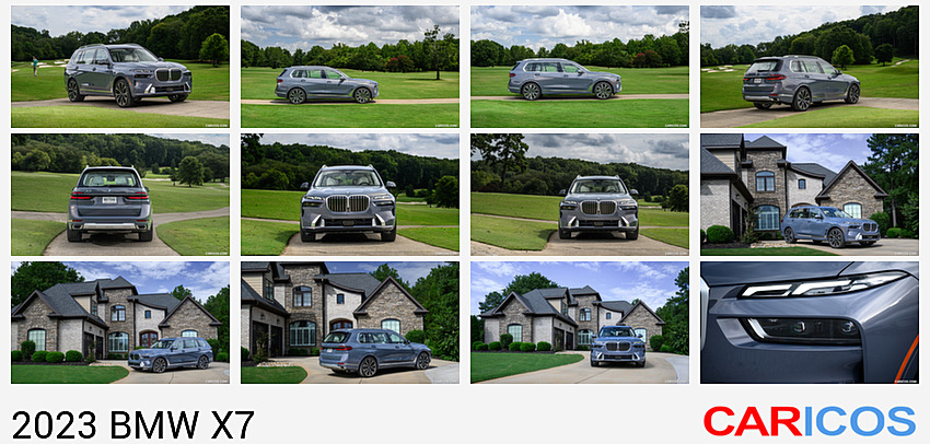 BMW X7 | 2023MY |  xDrive 40i (Color: Sparkling Copper Grey; US-Spec) | Front Three-Quarter