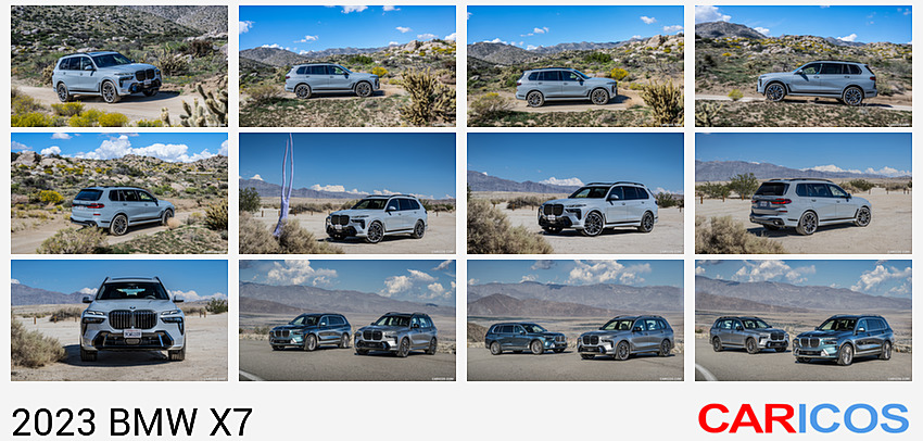 BMW X7 | 2023MY |  xDrive 40i (Color: Brooklyn Grey; US-Spec) | Front Three-Quarter