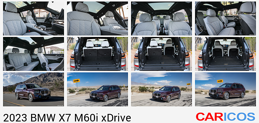 BMW X7 M60i xDrive | 2023MY |  (Color: Frozen Grey; US-Spec) | Interior, Front Seats