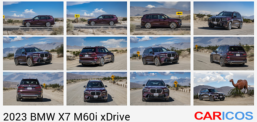 BMW X7 M60i xDrive | 2023MY |  (Color: Ametrin; US-Spec) | Side