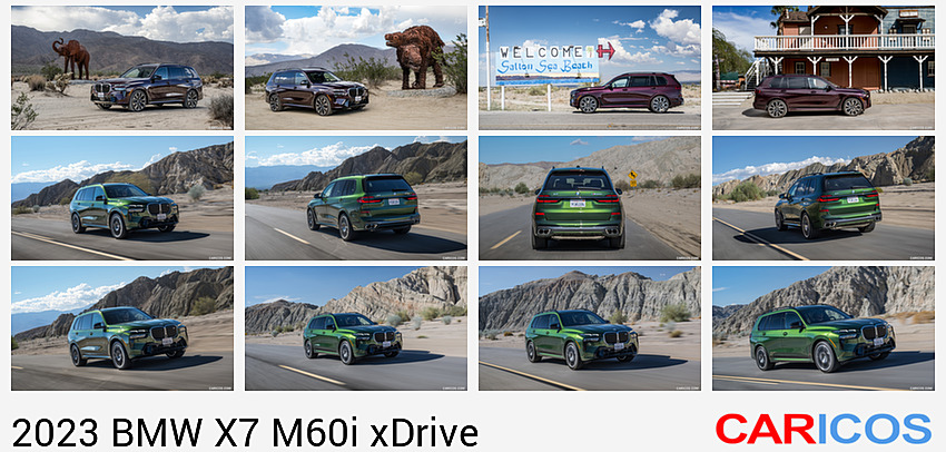 BMW X7 M60i xDrive | 2023MY |  (Color: Ametrin; US-Spec) | Front Three-Quarter