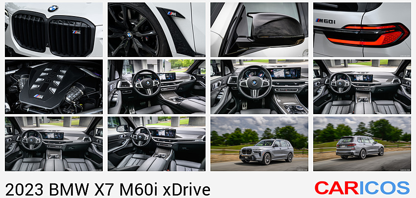 BMW X7 M60i xDrive | 2023MY |  (Color: Mineral White; US-Spec) | Grille