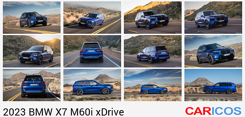 BMW X7 M60i xDrive | 2023MY | Front Three-Quarter