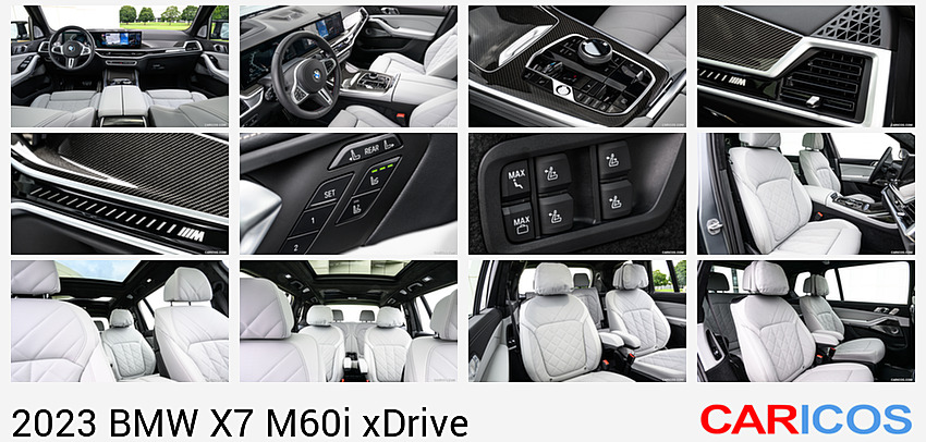 BMW X7 M60i xDrive | 2023MY |  (Color: Frozen Pure Grey Metallic; US-Spec) | Interior, Cockpit