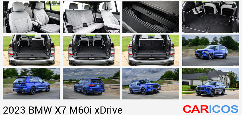 BMW X7 M60i xDrive | 2023MY |  (Color: Frozen Pure Grey Metallic; US-Spec) | Interior, Rear Seats