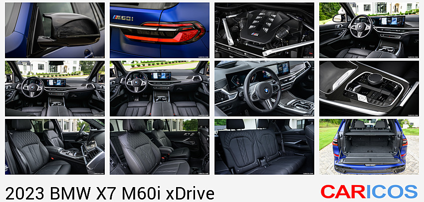 BMW X7 M60i xDrive | 2023MY |  (Color: Frozen Marina Bay Blue; US-Spec) | Mirror