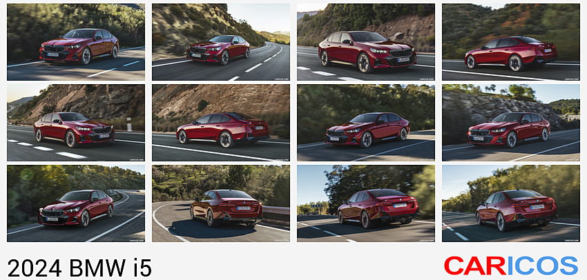 BMW i5 | 2024MY |  M60 xDrive | Front Three-Quarter
