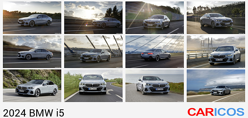BMW i5 | 2024MY |  eDrive40 (Color: Brooklyn Grey) | Front Three-Quarter