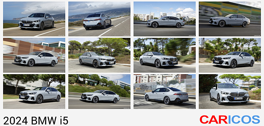 BMW i5 | 2024MY |  eDrive40 (Color: Brooklyn Grey) | Front Three-Quarter