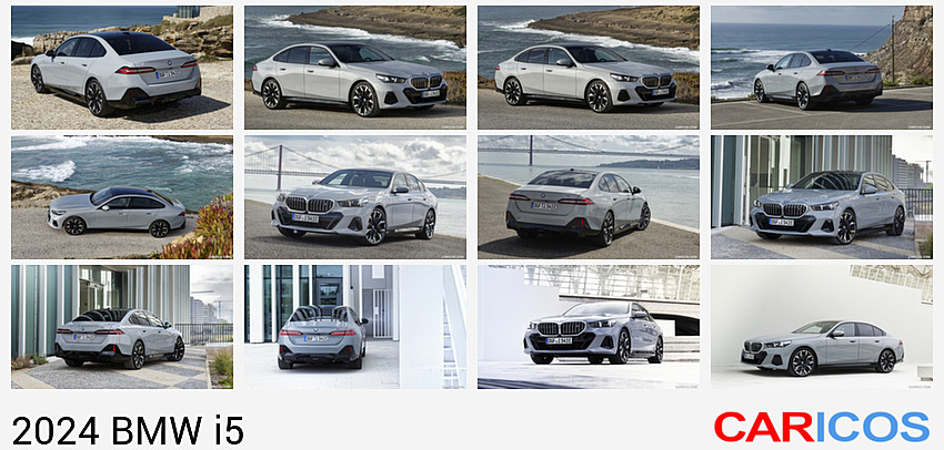 BMW i5 | 2024MY |  eDrive40 (Color: Brooklyn Grey) | Rear Three-Quarter