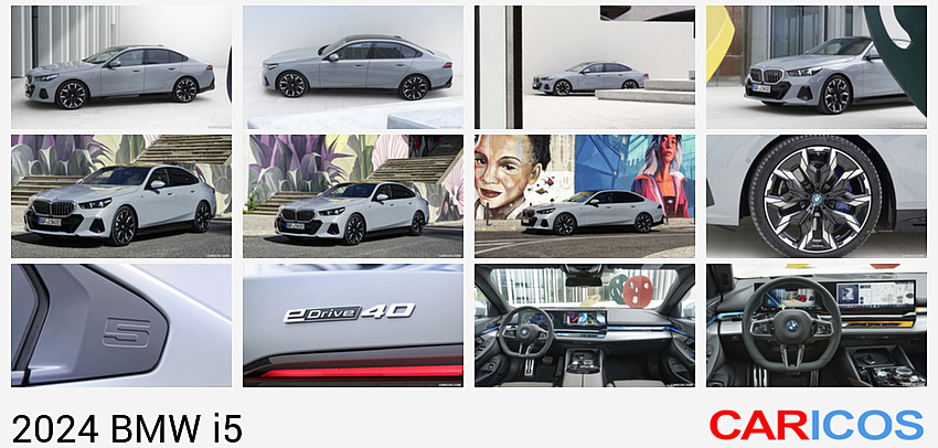 BMW i5 | 2024MY |  eDrive40 (Color: Brooklyn Grey) | Side