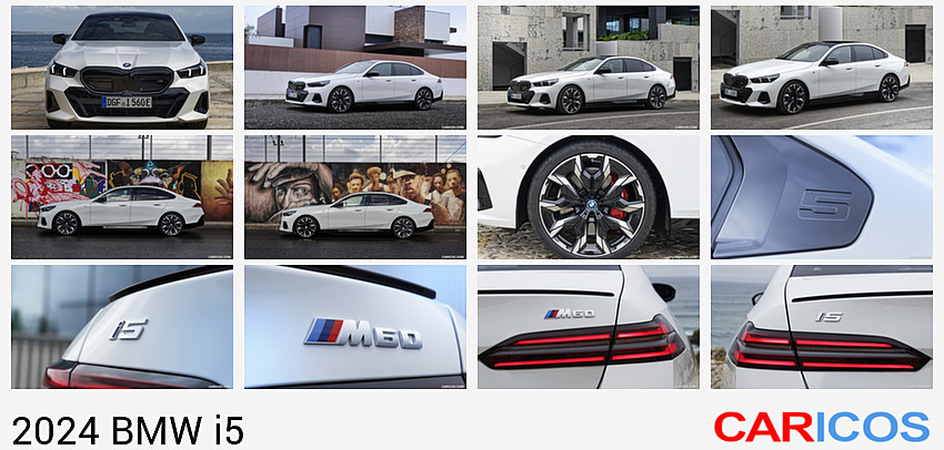 BMW i5 | 2024MY |  M60 xDrive (Color: Alpine White) | Front