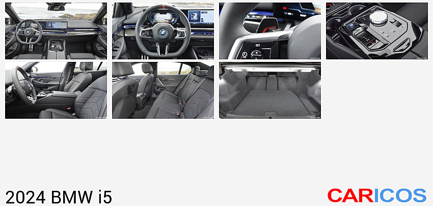 BMW i5 | 2024MY |  M60 xDrive (Color: Alpine White) | Interior, Cockpit