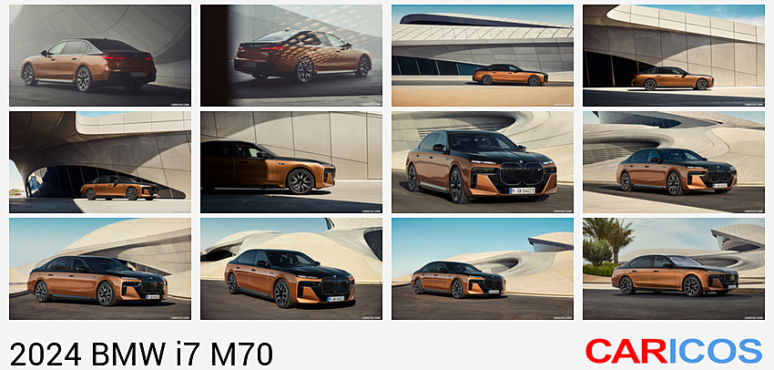 BMW i7 M70 | 2024MY | Rear Three-Quarter