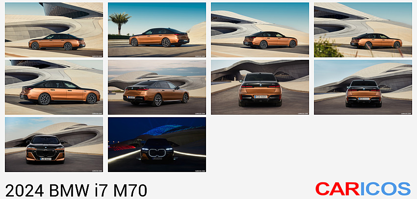 BMW i7 M70 | 2024MY | Rear Three-Quarter