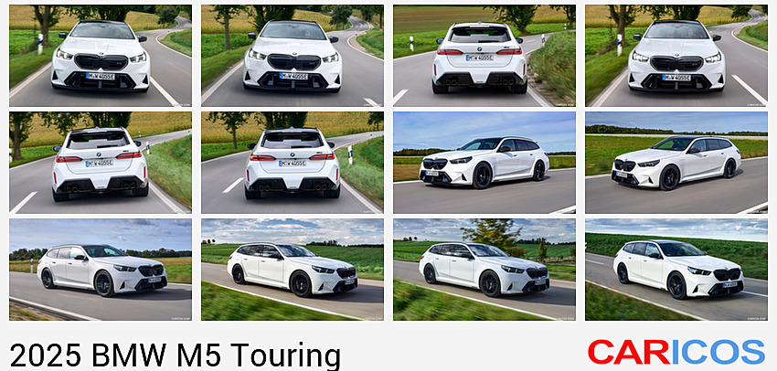 BMW M5 Touring | 2025MY |  (Color: Alpine White) | Front