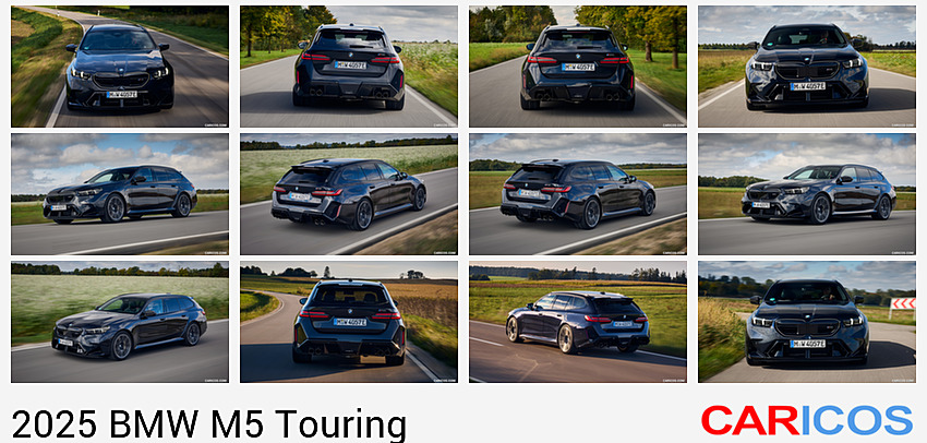 BMW M5 Touring | 2025MY |  (Color: Carbon Black) | Front