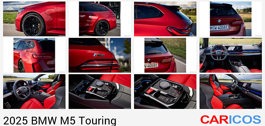 BMW M5 Touring | 2025MY |  (Color: Dragon Fire Red) | Wheel