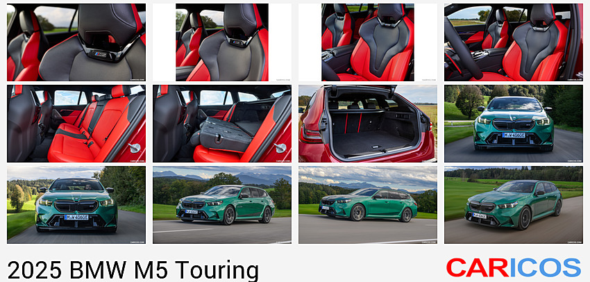BMW M5 Touring | 2025MY |  (Color: Dragon Fire Red) | Interior, Seats