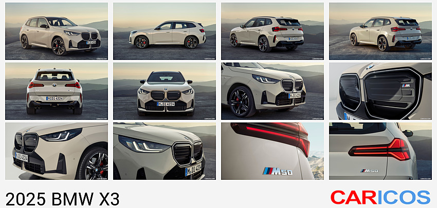 BMW X3 | 2025MY |  M50 xDrive | Front Three-Quarter
