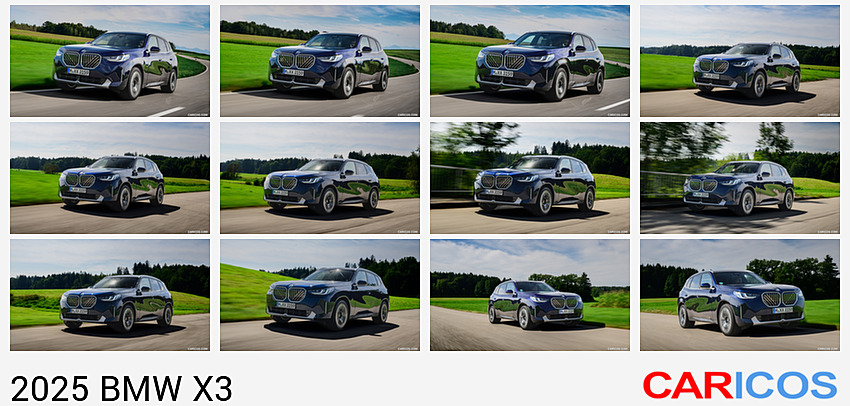 BMW X3 | 2025MY |  20 xDrive | Front Three-Quarter