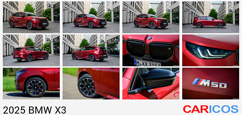 BMW X3 | 2025MY |  M50 xDrive | Front Three-Quarter