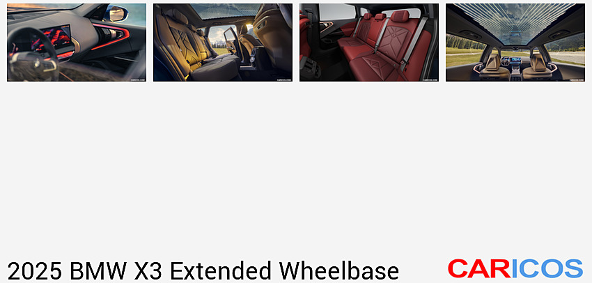 BMW X3 Extended Wheelbase | 2025MY | Interior