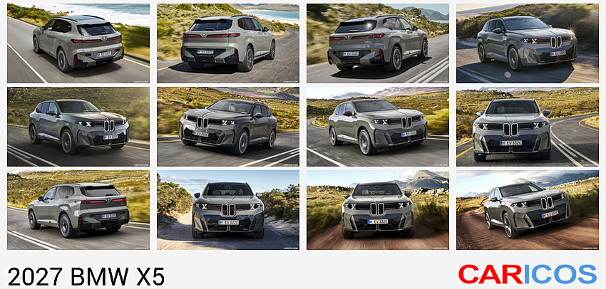 2027 BMW iX5 60 | Rear Three-Quarter