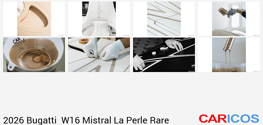 2026 Bugatti W16 Mistral La Perle Rare | Interior, Detail