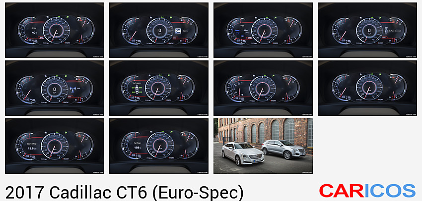 Cadillac CT6 (Euro-Spec) | 2017MY | Digital Instrument Cluster