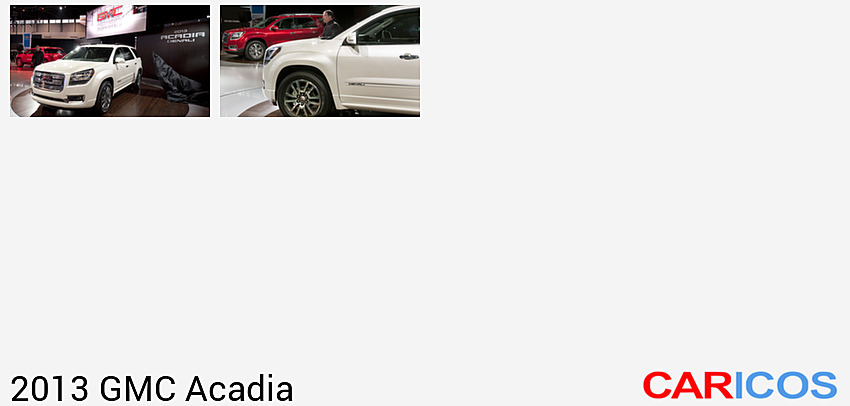 GMC Acadia | 2013MY |  presentation | 