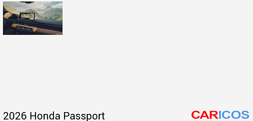 Honda Passport | 2026MY | Central Console