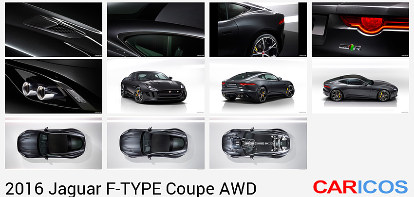2016 Jaguar F-TYPE R Coupe AWD (Storm Grey) | Detail