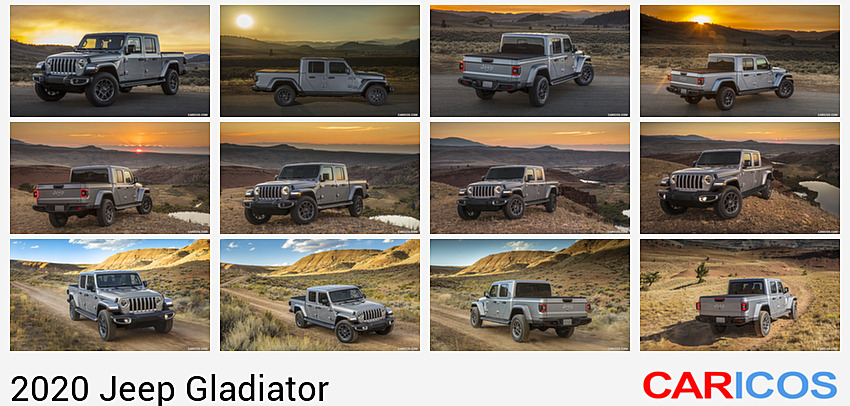 Jeep Gladiator | 2020MY |  Overland | Front Three-Quarter