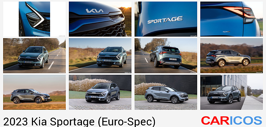 2023 Kia Sportage (Color: Blue Flame; Euro-Spec) | Headlight