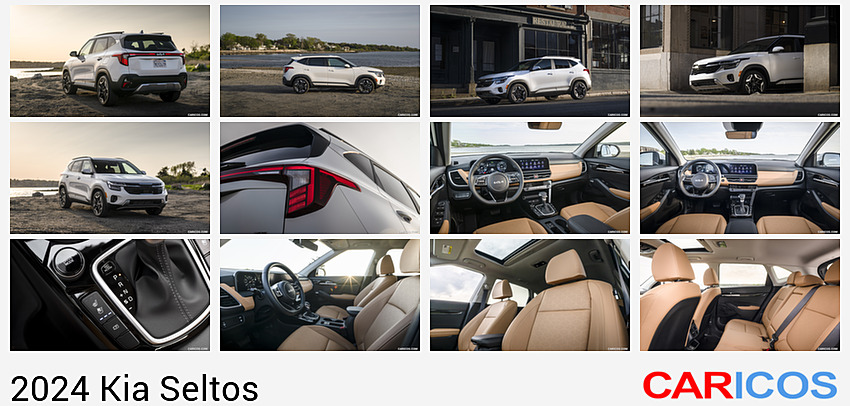 Kia Seltos | 2024MY |  (Color: Snow White Pearl) | Rear