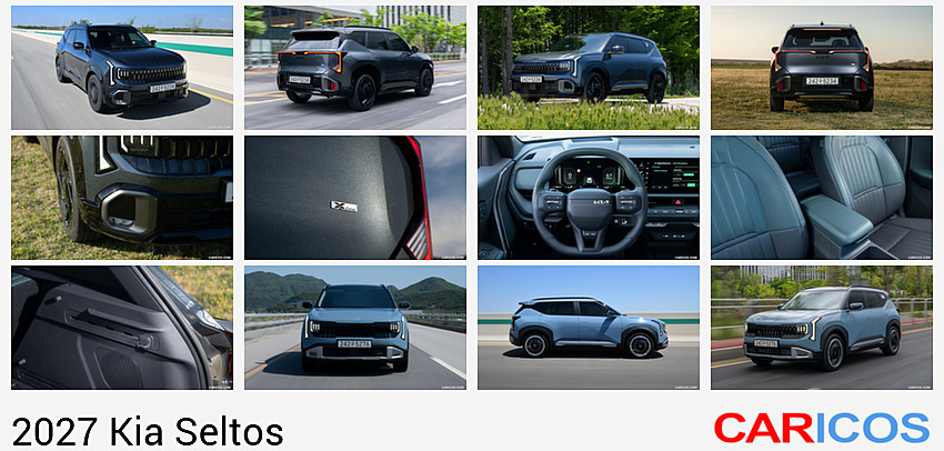 Kia Seltos | 2027MY |  X-line | Front Three-Quarter