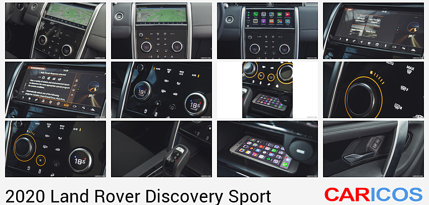 Land Rover Discovery Sport | 2020MY |  (Color: Byron Blue) | Central Console