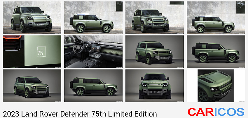 Land Rover Defender 110 75th Limited Edition 2023, HD wallpaper