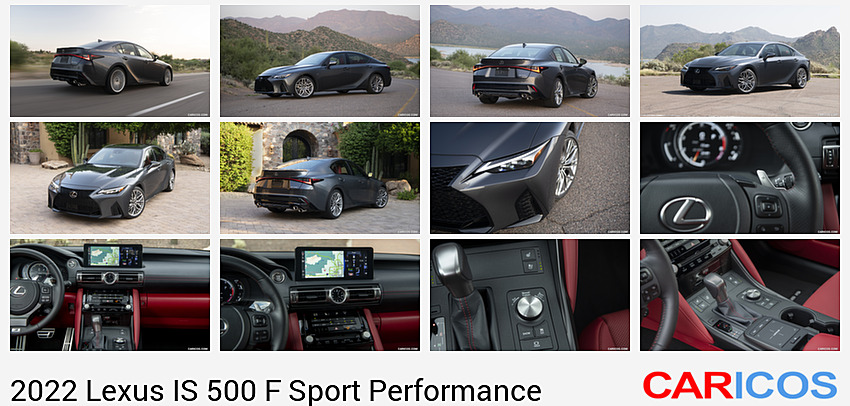Lexus IS 500 F Sport Performance | 2022MY | (Color: Cloudburst Gray) | Rear Three-Quarter