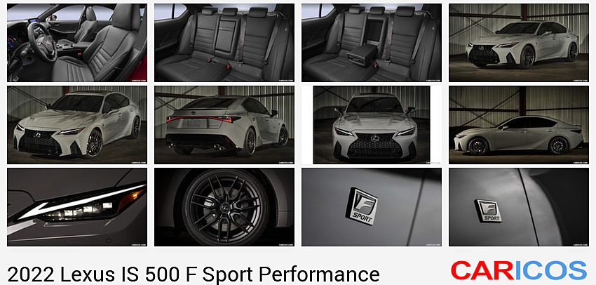 Lexus IS 500 F Sport Performance | 2022MY | Interior, Front Seats