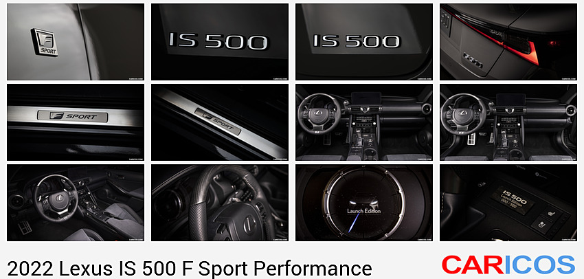 Lexus IS 500 F Sport Performance | 2022MY | Launch Edition | Badge