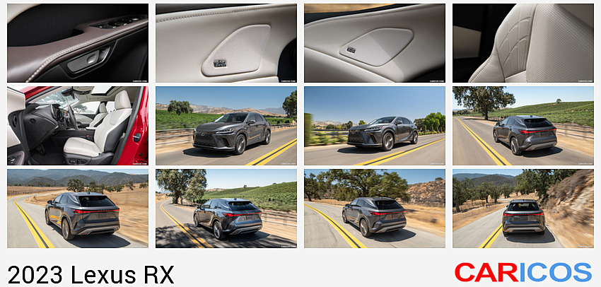 Lexus RX | 2023MY |  350h AWD (Color: Red Mica) | Interior, Detail